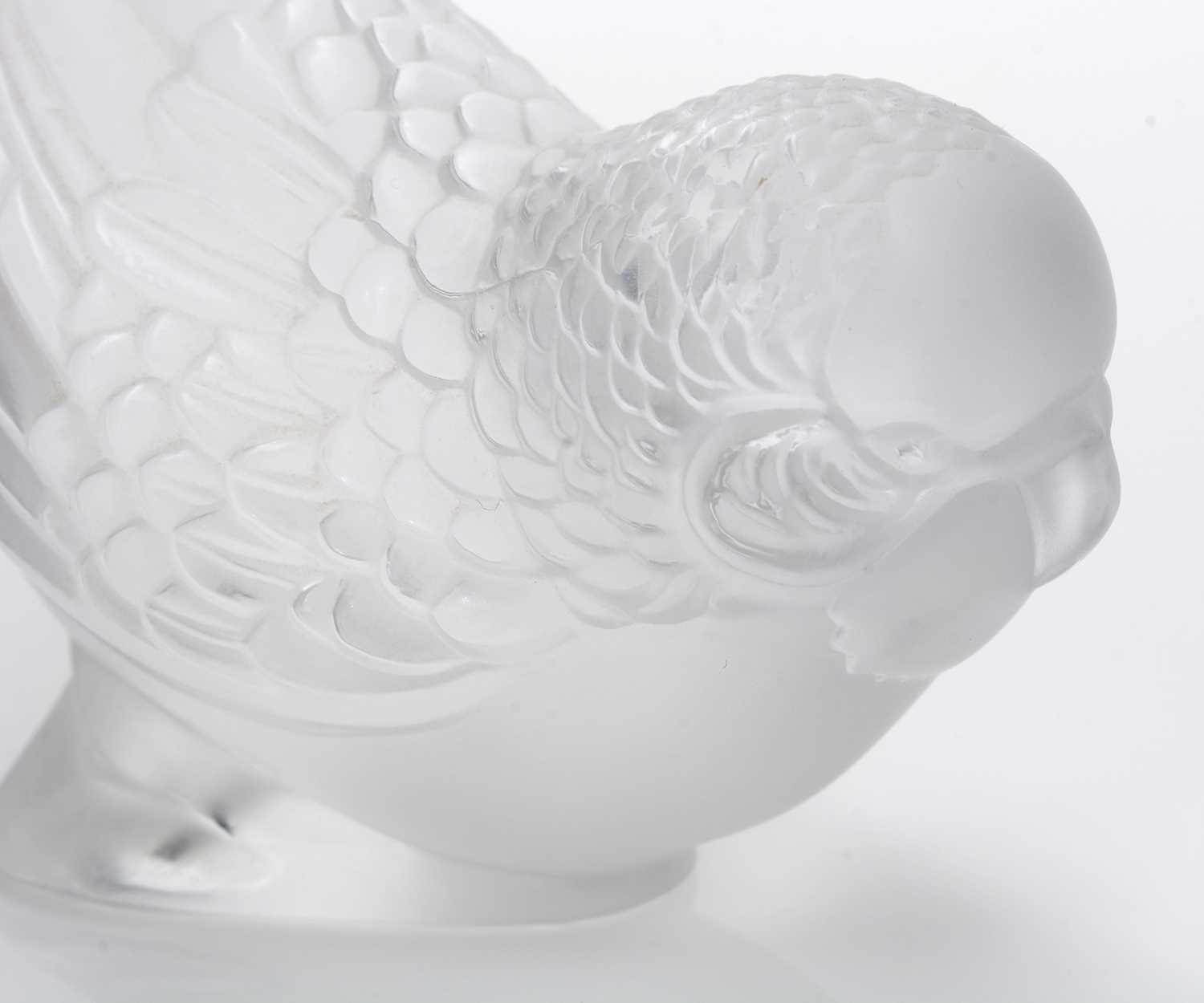 Modern Lalique Budgerigar - Bild 5 aus 10