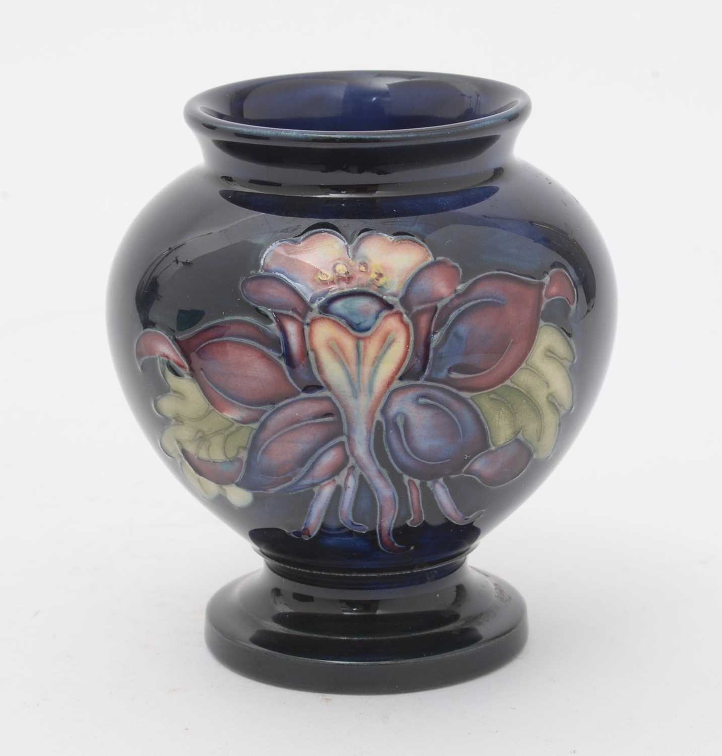 Moorcroft Columbine vase, boxed - Image 2 of 5