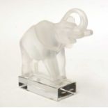 Modern Lalique elephant