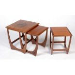 G Plan: a teak nest of three 'Astro' occasional tables