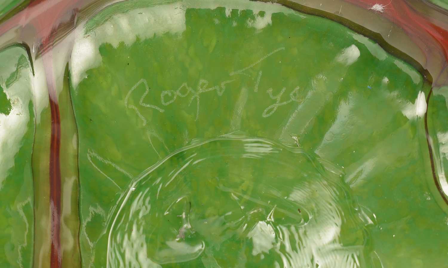 Roger Tye Studio Glass Bowl - Bild 5 aus 8