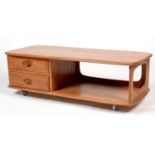 Ercol: an elm 'Minerva' coffee table