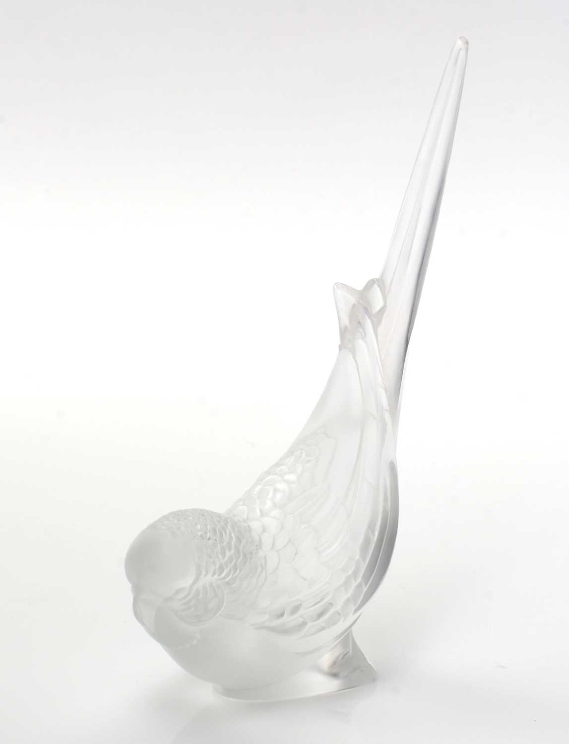 Modern Lalique Budgerigar - Bild 2 aus 10