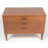 Avalon: a mid-Century teak chest of drawers.