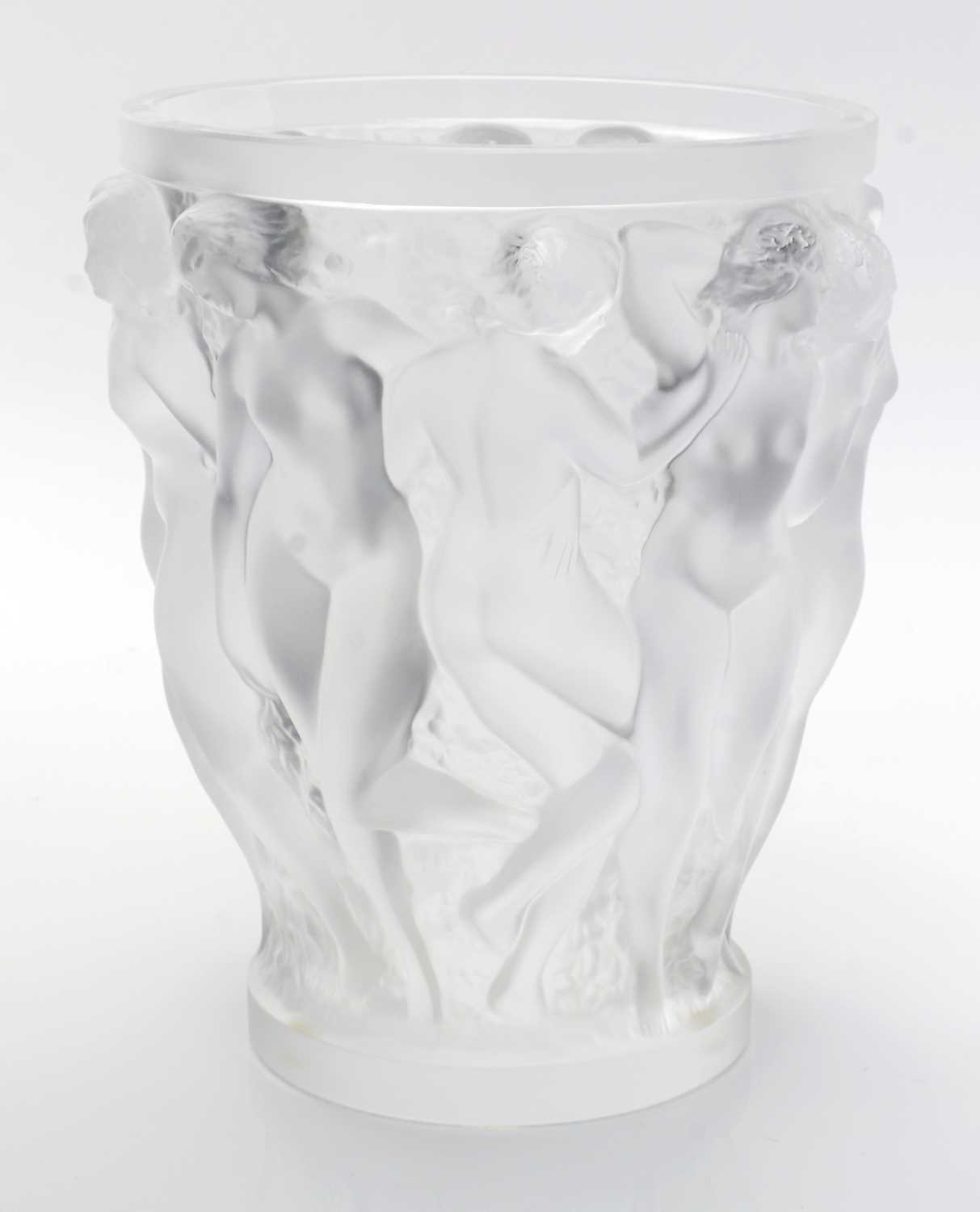 Lalique Bacchantes Vase - Bild 5 aus 11