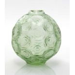 A modern Lalique Anemone vase