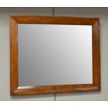 A 19th Century rosewood framed wall mirror.