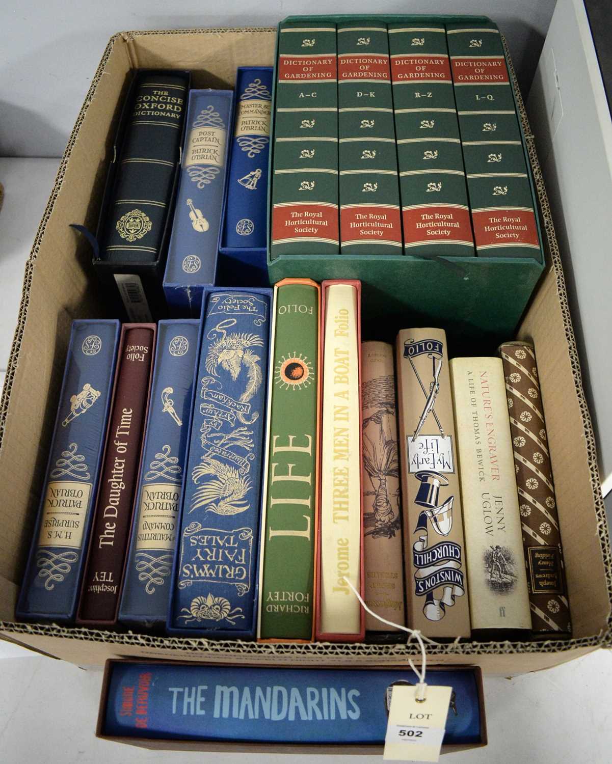 A selection of Folio Society books.