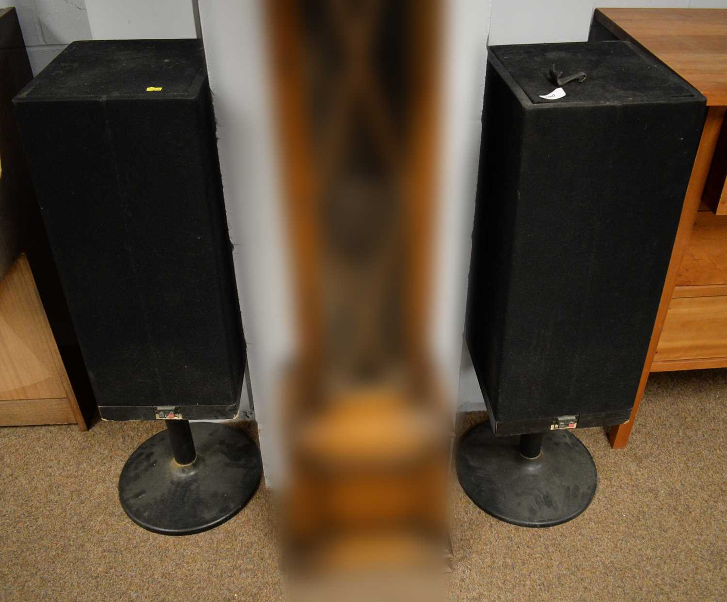 A pair of Kef Concord III speakers.