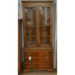 An early 20th Century mahogany display cabinet.