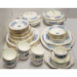 A Coalport 'Revelry' pattern dinner and tea service