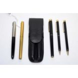 Pens and pencil by Shaeffer and Parker
