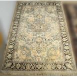 A silk Sarough rug