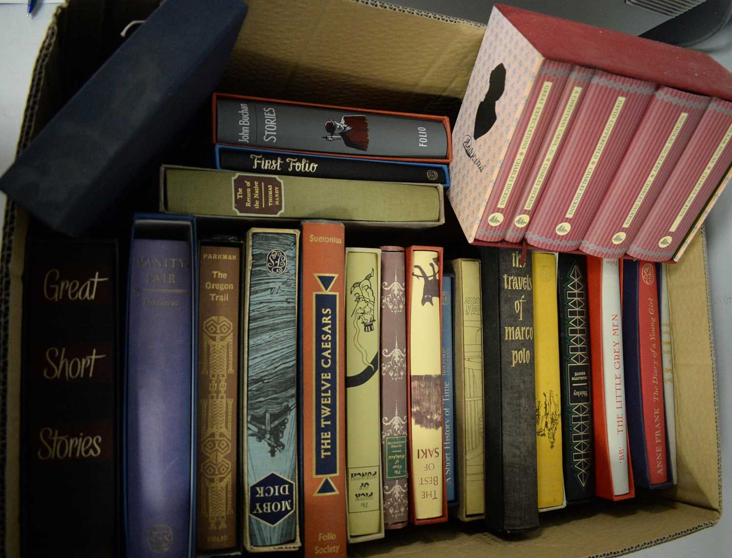 A selection of Folio Society Classics and other books.