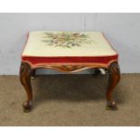 An attractive Victorian rosewood stool.