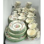 A Spode 'Chinese Rose' pattern dinner service.