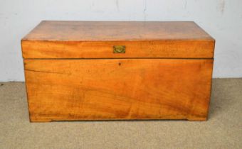 A 19th Century camphorwood blanket box.