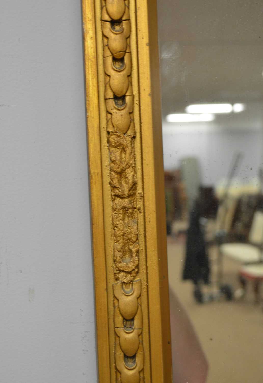 A 19th Century oak painted mirror. - Image 5 of 5