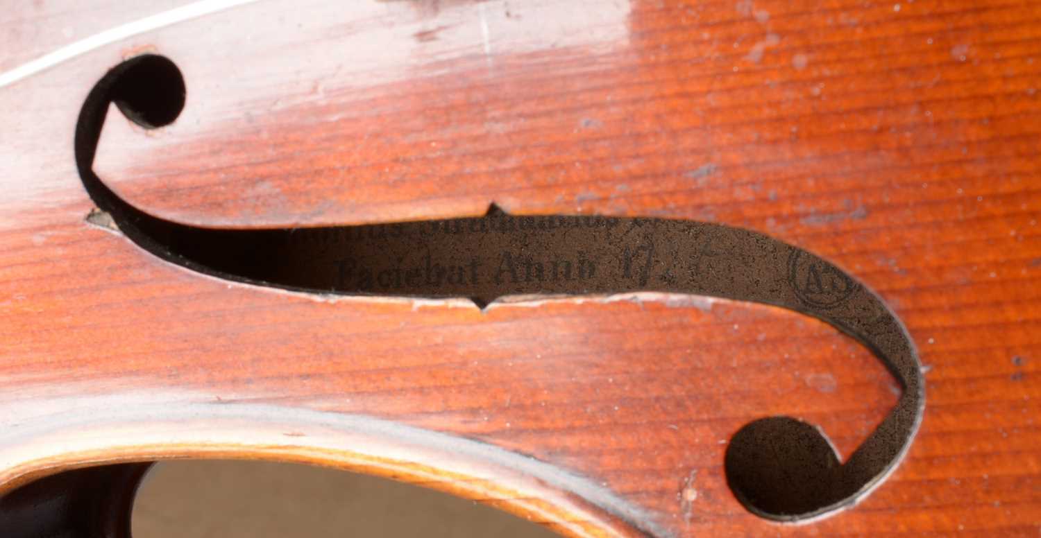 Dresden violin, bow and case - Bild 5 aus 13