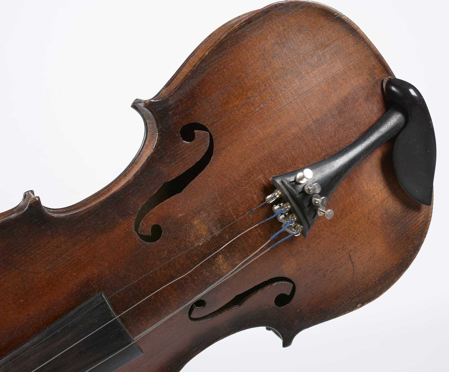 Stradivarius style violin, two bows - Bild 6 aus 15