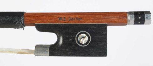German Violin Bow stamped W E Dorfler