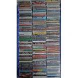 Collection of metal, rock and pop CDs