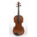 Scottish Violin stamped 'J Thow'