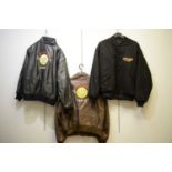 3 jackets from Hard Rock Cafe and Curtis Stigers tour