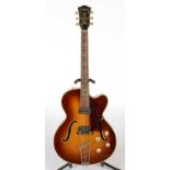 Hofner President Brunette Thin E2 Guitar