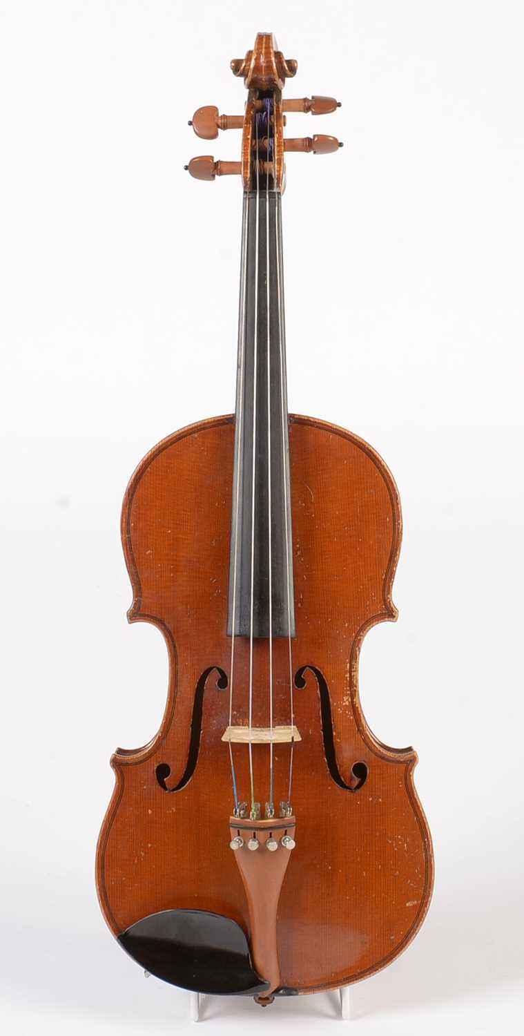 Louis Lowendall Violin, bow and case.