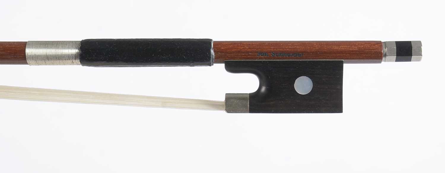 Joh. Schneider violin bow. - Bild 7 aus 10