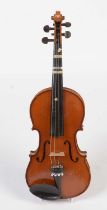Student three-quarter size violin