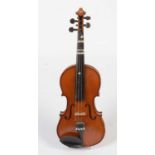 Student three-quarter size violin