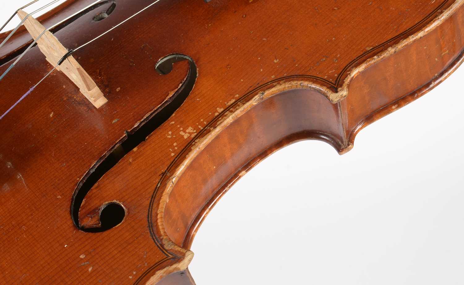 Louis Lowendall Violin, bow and case. - Bild 8 aus 15