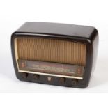 A Vintage Phillips bakelite valve radio