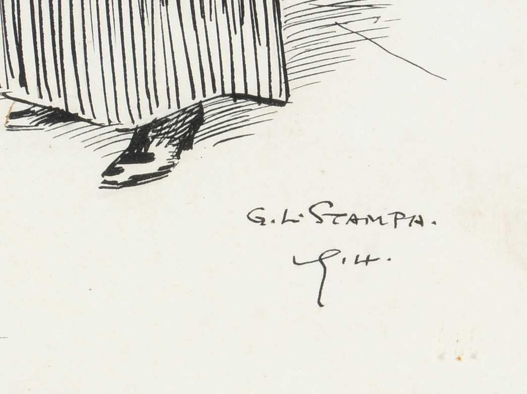 George Loraine Stampa - pen and ink - Bild 4 aus 4