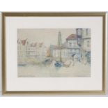 Victor Noble Rainbird - In Old Bruges | watercolour