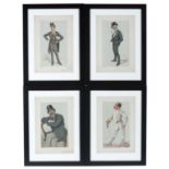 Vanity Fair - A group of four caricatures | chromolithographs