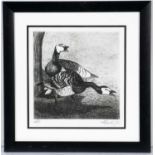 Anne Smith - Geese Honking | engraving