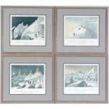 After John Macgregor - Four 19th Century glacier climbing views | Baxterprint