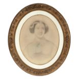 Daniel Munro - 1850s Portrait of a Lady | pastel
