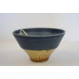 Small studio potter bowl in the manner of Lucie Rie