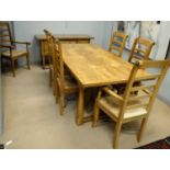 A Barker and Stonehouse Flagstone dining room suite.
