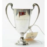 Blue Star Line, SS Arandora Star: a silver twin handled trophy cup,