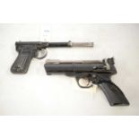 A Webley & Scott .22cal Tempest air pistols, together with The Britain defender air pistol,