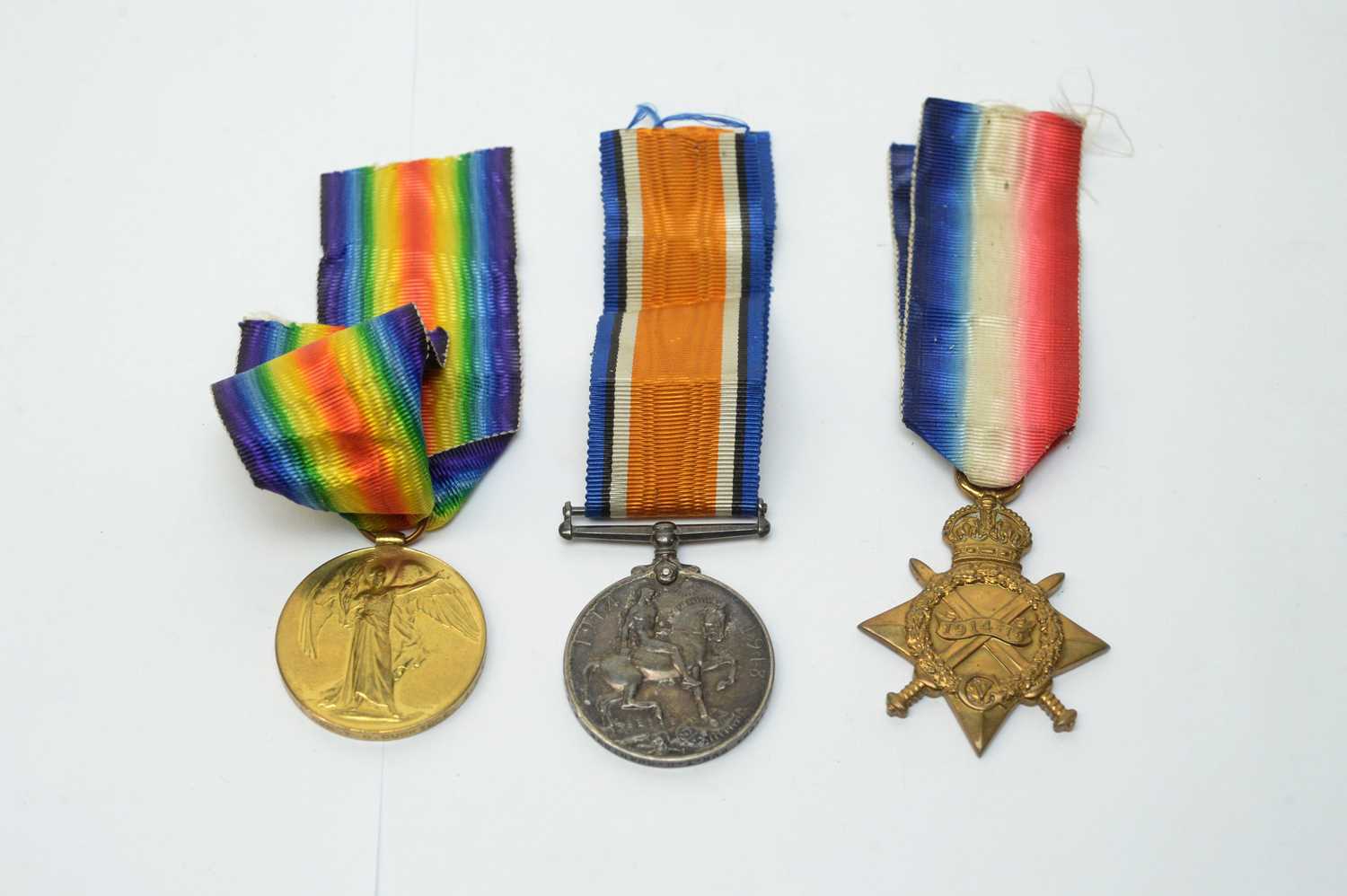A group of WWI general service medals,