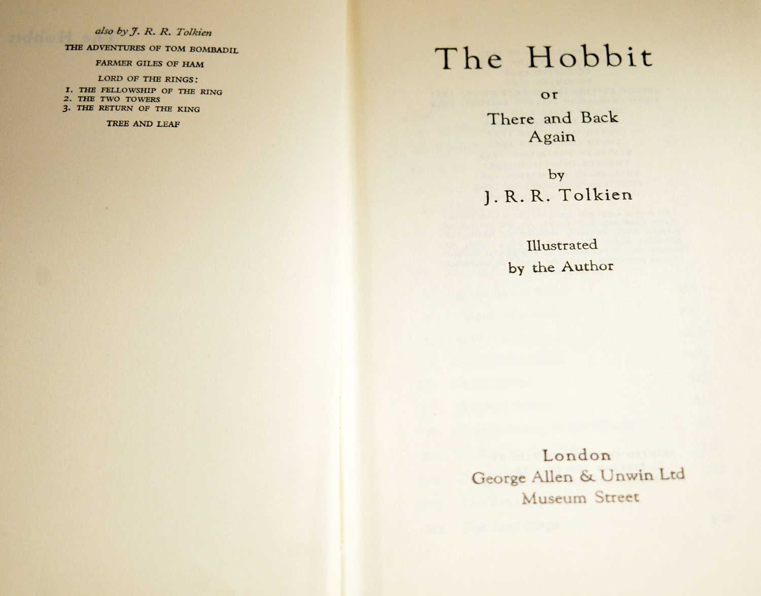 The Hobbit, by J.R.R. Tolkien - Image 2 of 11