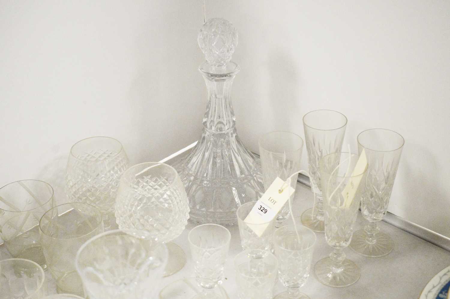 A selection of Waterford Crystal and other glassware - Bild 3 aus 3