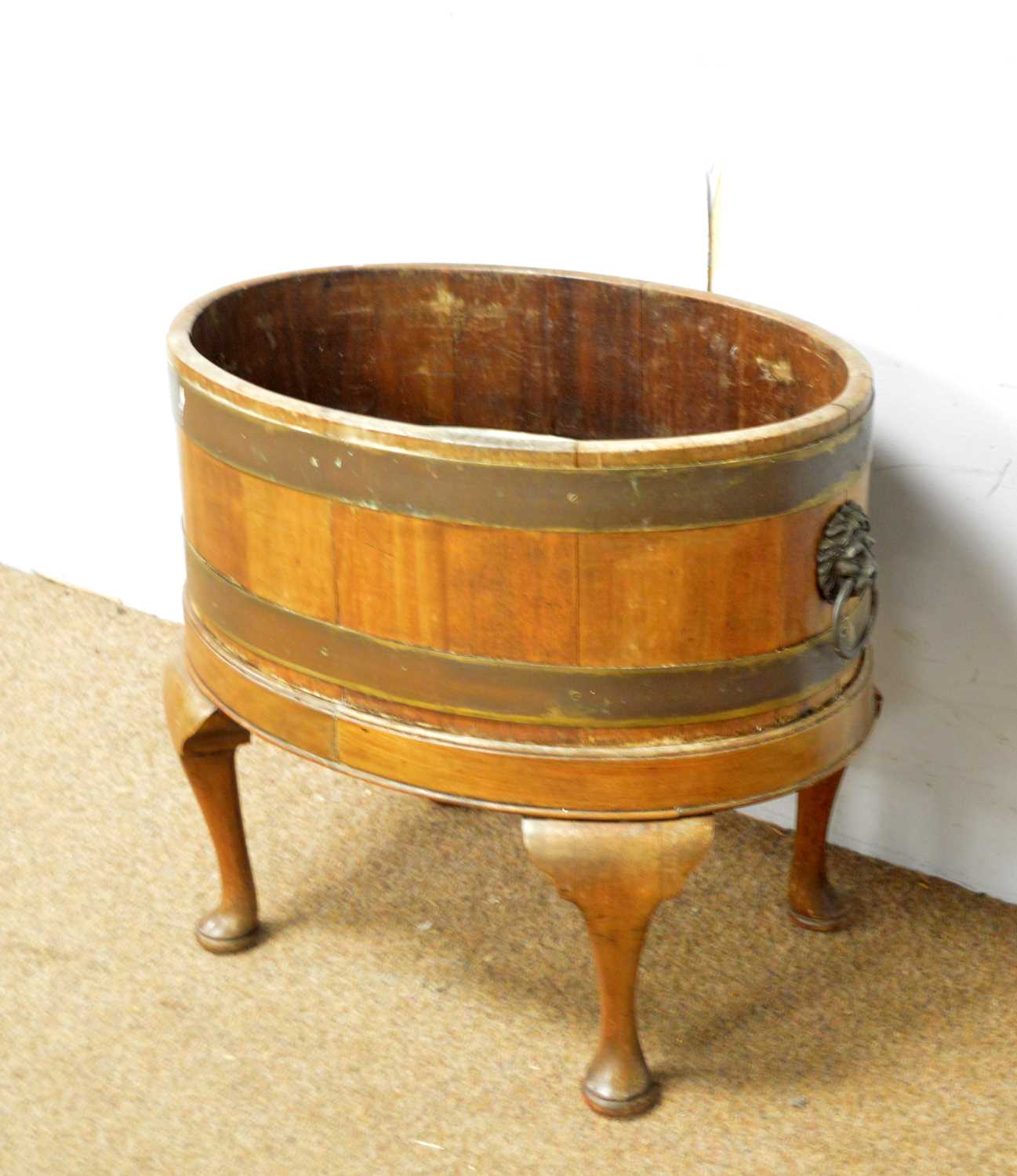 A two handled jardiniere converted from a Georgian wine cooler - Image 3 of 5