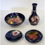 A selection of Moorcroft ceramics